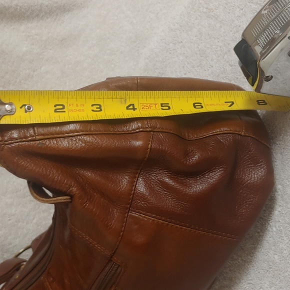 Landy Western Leather bag with beautiful bronze metal hardware - Picture 10 of 16